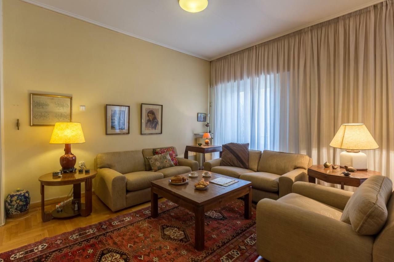 Art Deco Spacious Appartment Close To Centre Афины Экстерьер фото